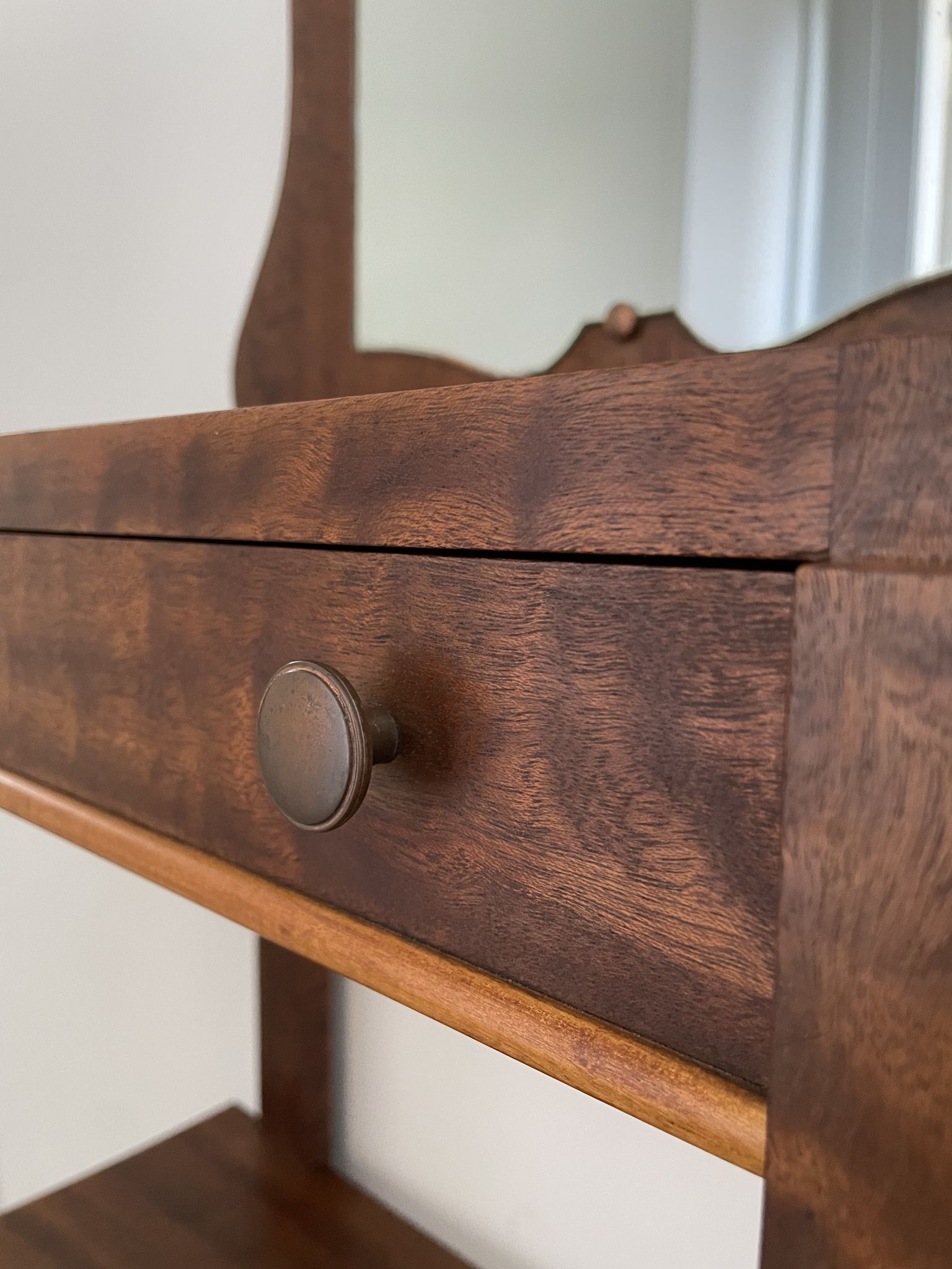 Console et son miroir vers 1930