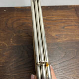 Triptych barber mirror, 1960, houndstooth back