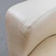 BRETZ Eves Island Creme, 4-Seater Sofa in Leather