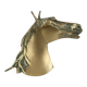 Vintage bronze horse pocket emptier