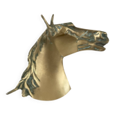 Vintage bronze horse pocket emptier