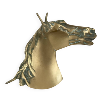 Vide poche vintage cheval en bronze
