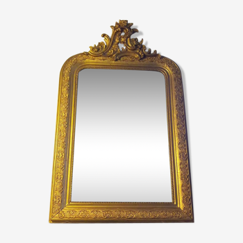 Miroir doré Louis Philippe 66x105
