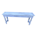 Console table in patinated fruitwood, 19th century