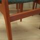 Set of six teak chairs, Danish design,  N. & K. Bundgaard Rasmussen