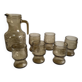 Smoked orangeade service Fidenza Italy vintage
