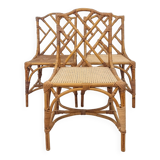 Wicker chairs attributed to Dal Vera, 1970