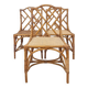 Chaises en osier attribuées Dal Vera, 1970