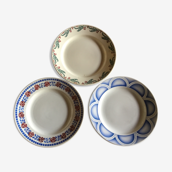 Old depareillees Creil & Montereau & plates