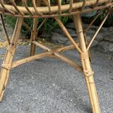 1950s rattan table