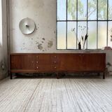 Enfilade teck XL années 60 constructiviste