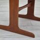 1970s, set of 4 reupholstered Danish chairs, Farsø Møbelfabrik, teak wood, furniture velour.