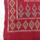 Traditional Ethnic Red Artisan Rug, Geometric Berber Rug