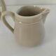 Duo teapot and milk jug in greige ceramic – Vintage bistro style