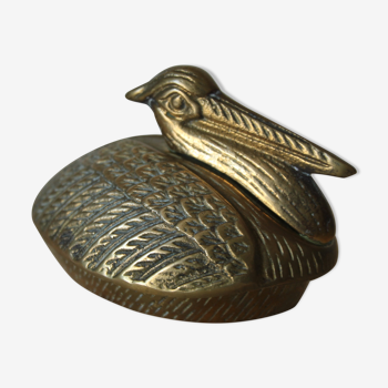 Brass pelican box