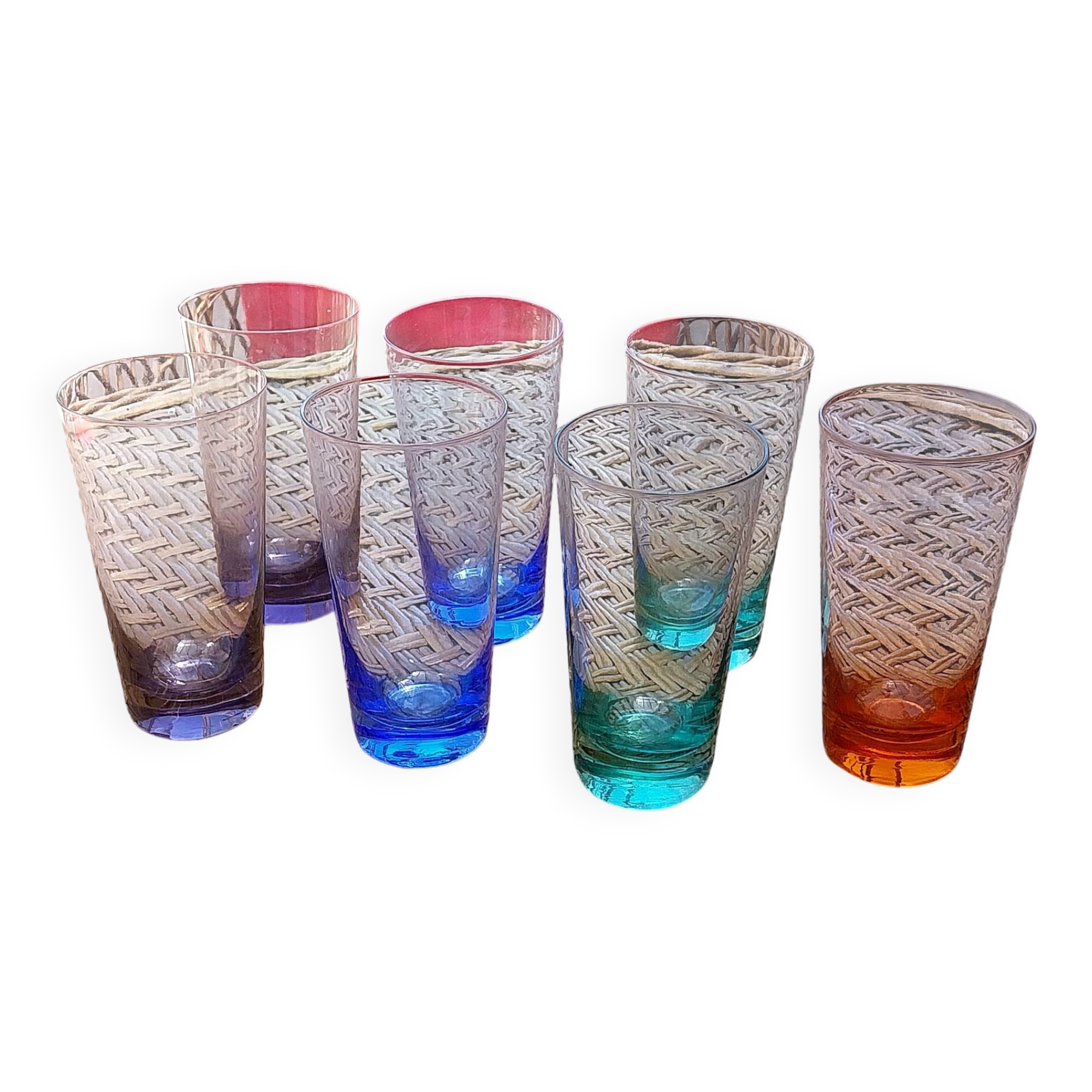 Service de verres à orangeade