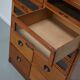 English Haberdashery Shop Cabinet with Glass Fronted Drawers, Circa 1930s