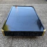 Vintage black coffee table from the 50s