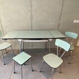 Table formica extensions 150 cm with 4 seats