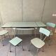 Table formica extensions 150 cm with 4 seats