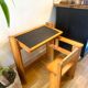 Folding children's desk from the Trama brand, 1980s