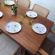 Dining room table farm and 6 chairs style breuer