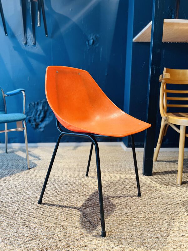 Chaise Coquillage de Pierre Guariche pour Meurop, Belgique 1960