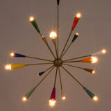 Italian colorful sputnik chandelier
