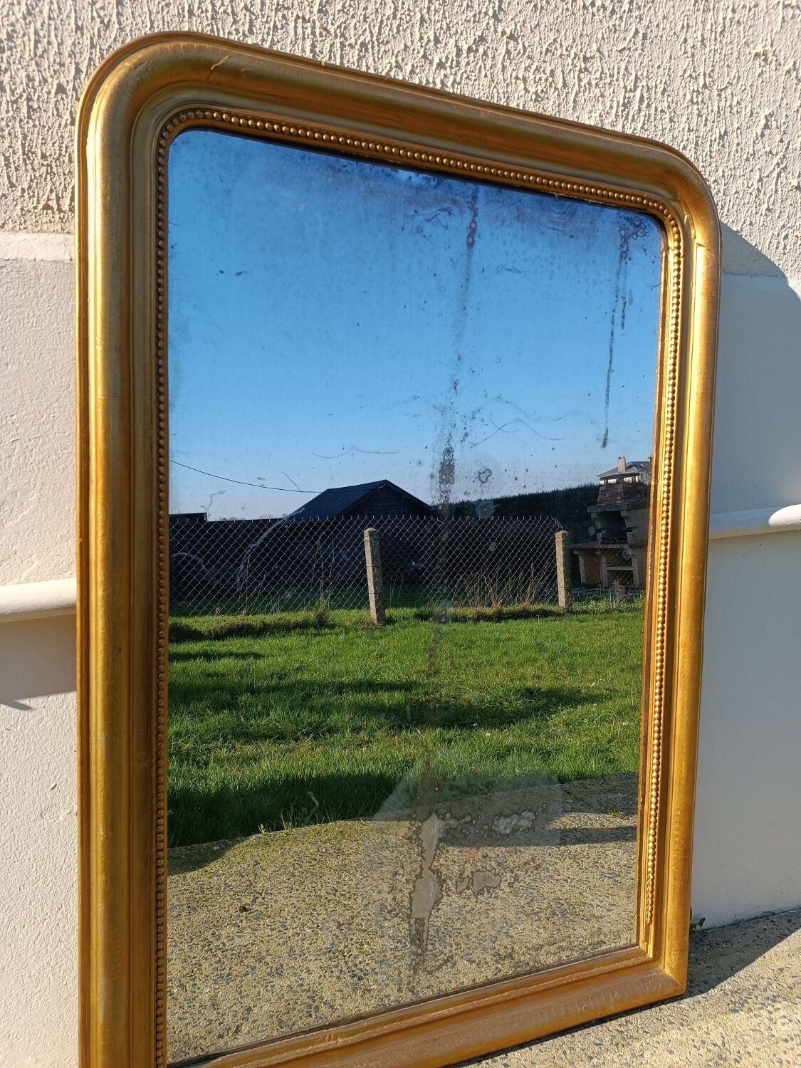 Antique mirror Louis Philippe 127/88 cm
