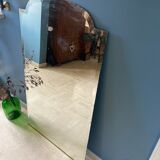 Old beveled mirror 127 x 75 cm