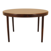 Round rosewood table, 1960, designer: Harry Østergaard, Randers Møbelfabrik