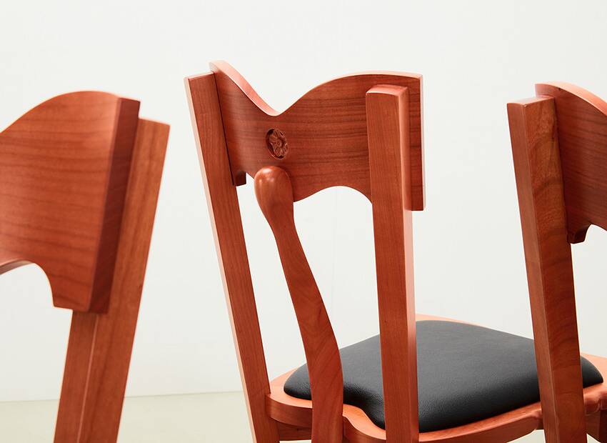 Borek Sipek Set of 8 Dora Dining Chairs for Driade Aleph 1991