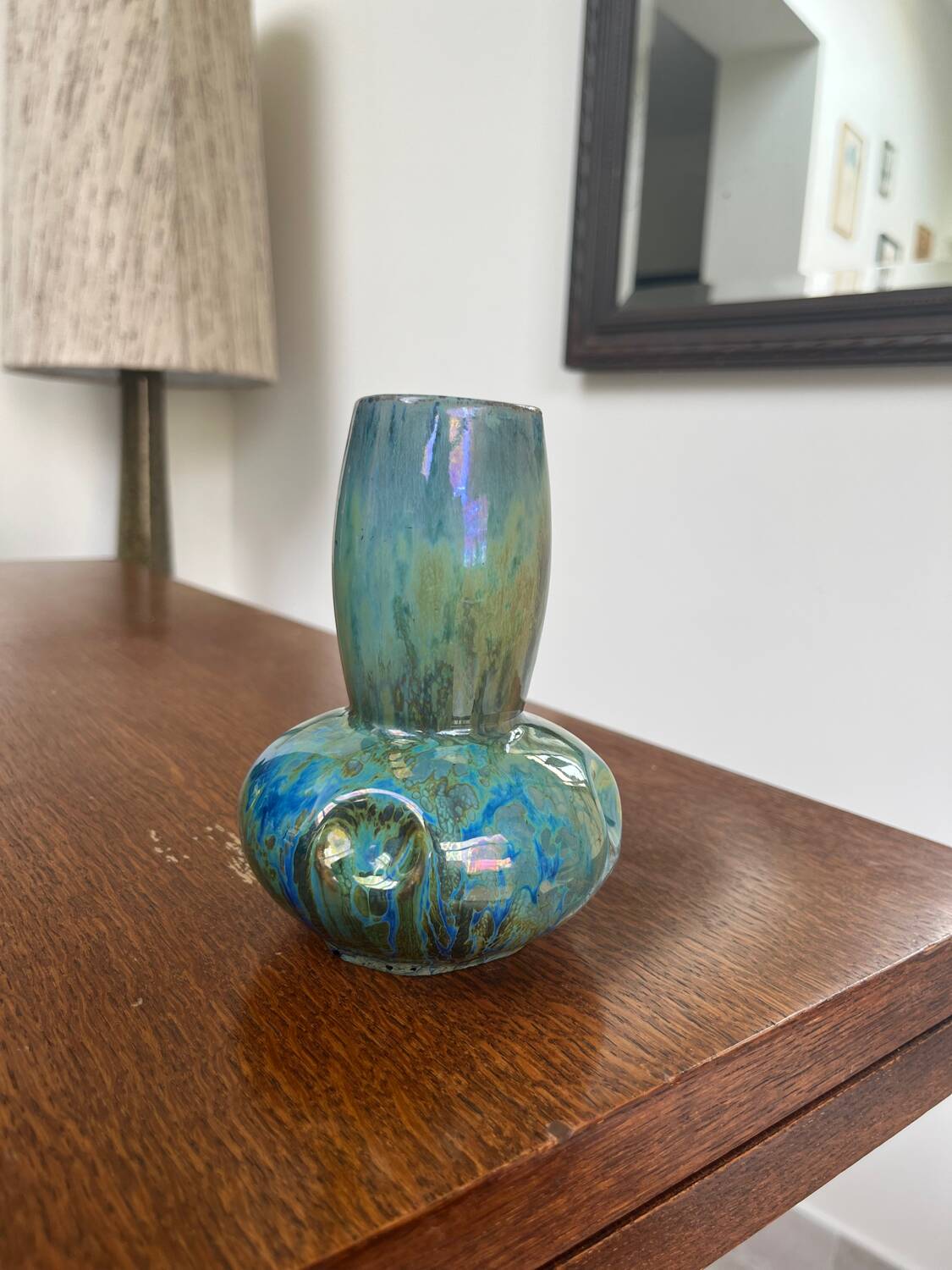 Small stoneware vase – probably by Alphonse Cytère, Rambervilliers,