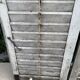Old wooden shutter blinds