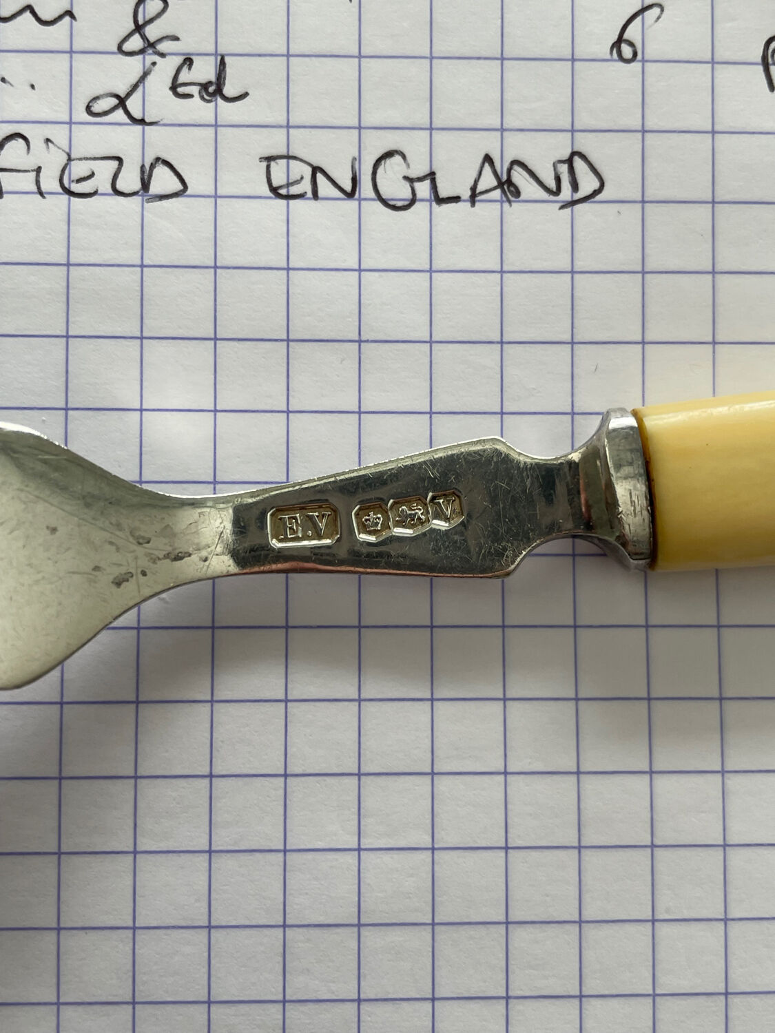 Vintage fish Cutlery set - Silver plated - set of 12 pieces