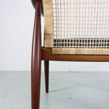 Peter Hvidt& Orla Mølgaard-Nielsen FD146 Cane Back Easy Chair, Denmark
