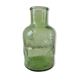 Green glass vase 70s