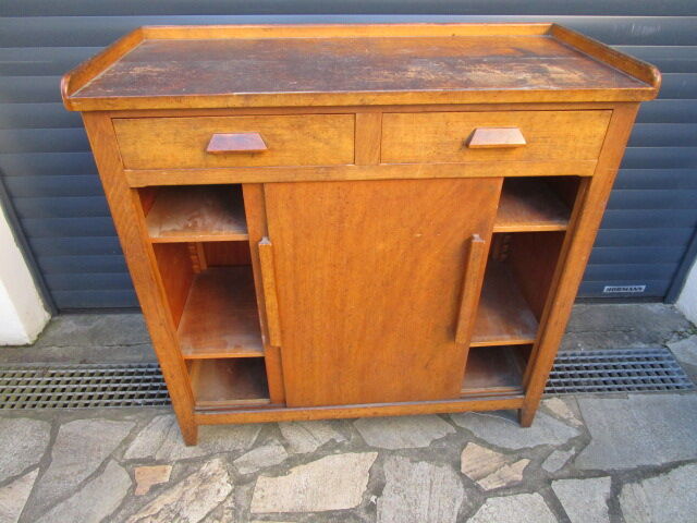Meuble d'atelier/métier ancien en bois