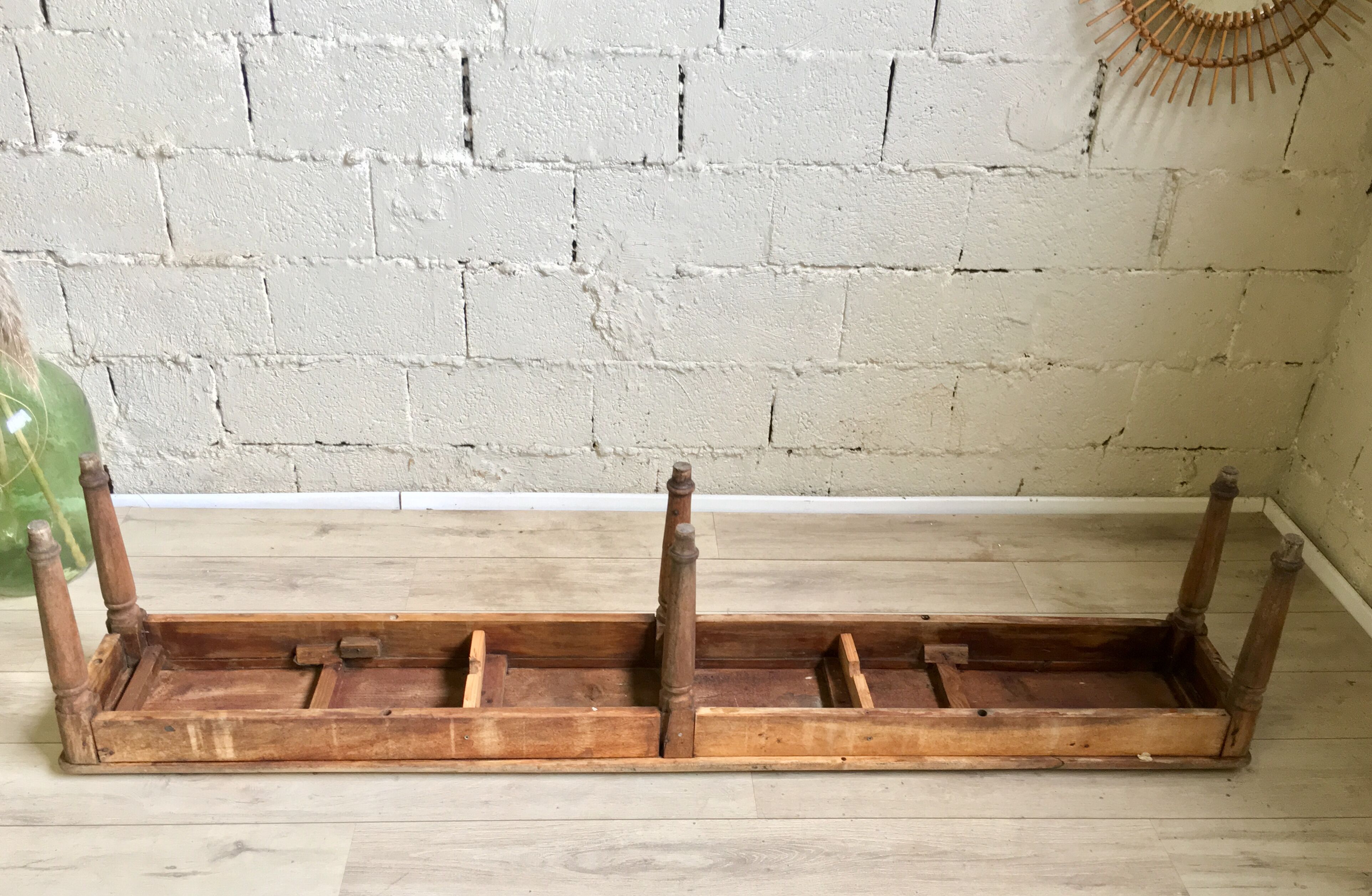 Former oak bench, 1900