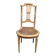 Louis XVI lyre chair, solid wood, caned.