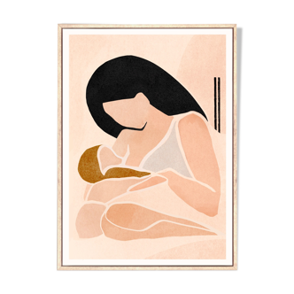 Impression d’art « Mère et enfant » A3