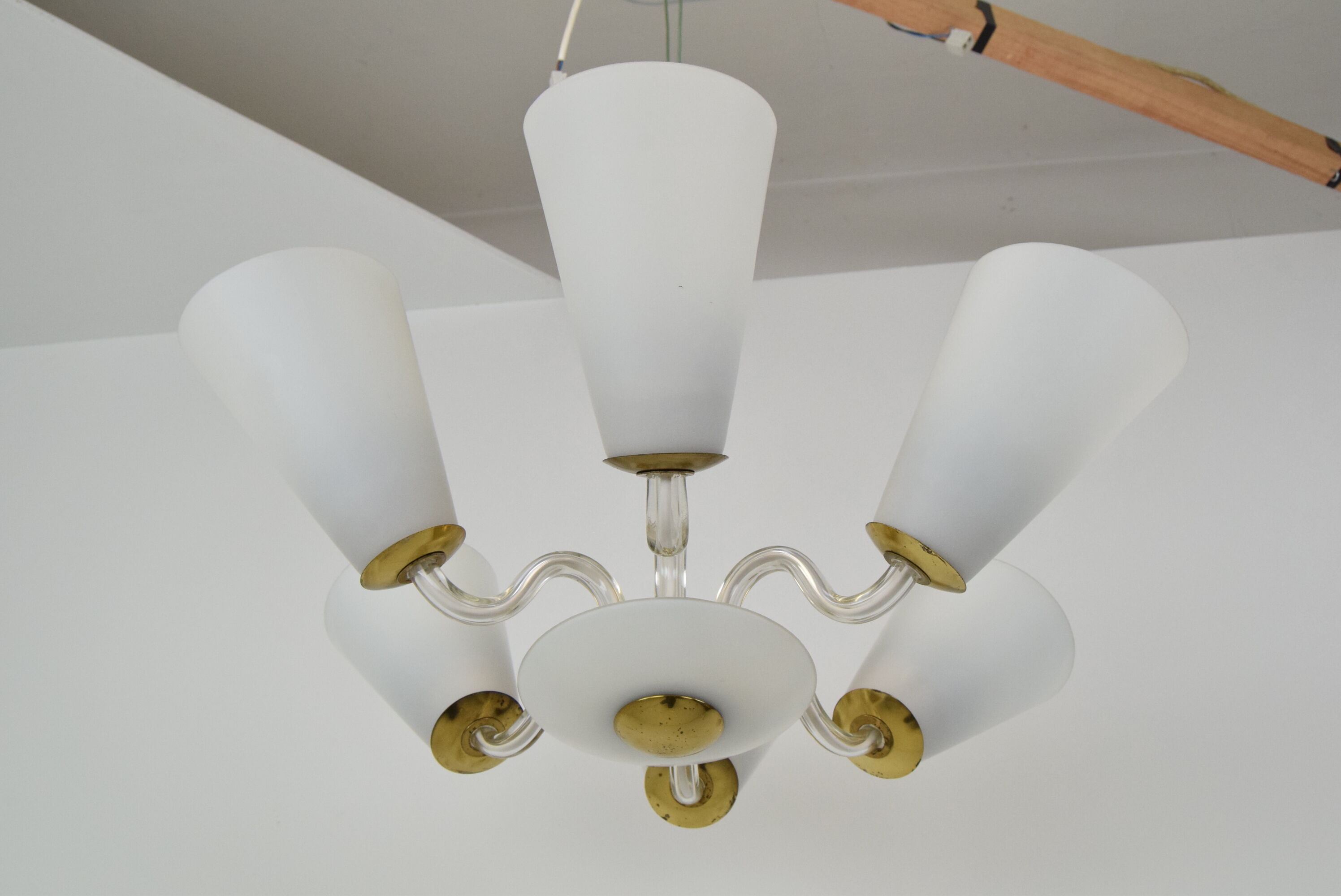 Mid-century Chandelier/kamenicky Senov,1960's.