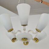 Mid-century Chandelier/kamenicky Senov,1960's.
