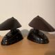 Pair of Bauhaus style Bakelite lamps/wall lights