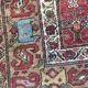 Old persian rug kurdish hallway  120 x 388 cm