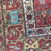Old persian rug kurdish hallway  120 x 388 cm