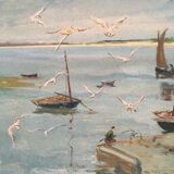 Painting former marine Brittany