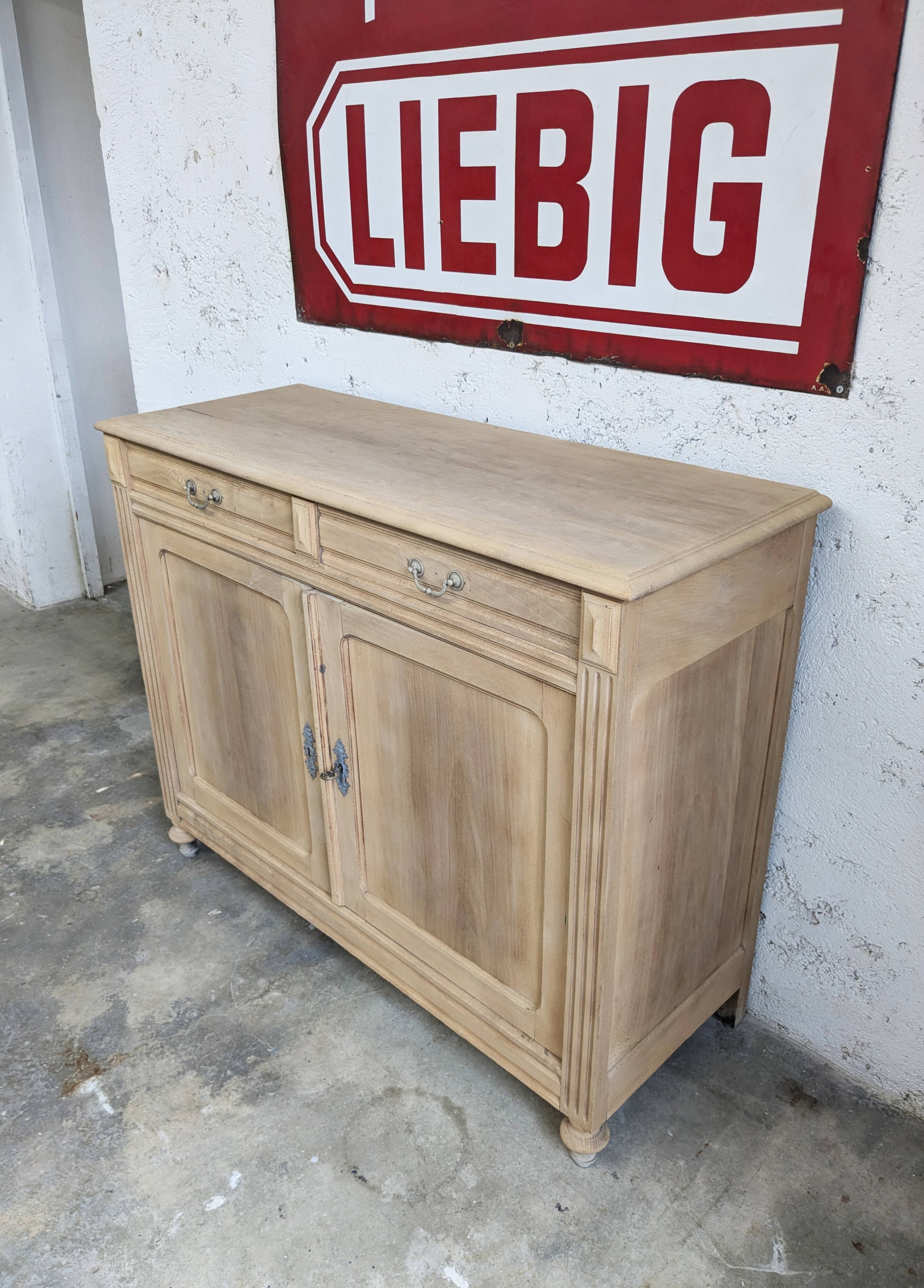 Raw Wood Art Deco Buffet