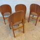 Spoon back dining chairs Glostrup, set of 4