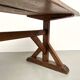 Table brutaliste en chêne du XIXème